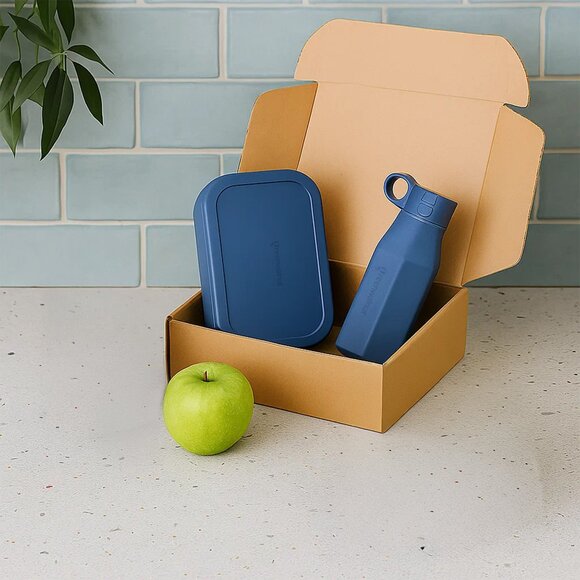 Premium Food-Grade Silicone Leak Proof Lunch Box & Water Bottle Set - Picture 6 of 15